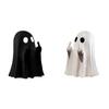 Resin Ghost Middle Finger Statue Cute Naughty Party Scene Desk Decor Gift Small Sculpture For Friends Home Decor All Saints' Day