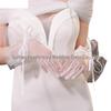 Elegant Pearl Bow Wedding Gloves - French Aesthetic for Bridal Portrait Styling