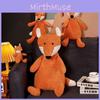 Cute Orange Fox Plush Toy For Girls Perfect Birthday Gift Soft And Huggable 15cm/33cm/42cm/65cm