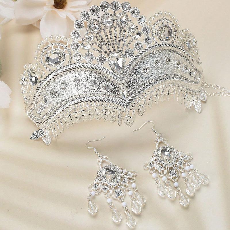 

Аксессуары для короны из сплава со стразами в стиле вестерн, этнический стиль, головной убор, аксессуары для волос, фотосессия