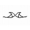 Black Crash Guard Mild "Steel V1 Fit For Yamaha MT 15 & XSR 155"