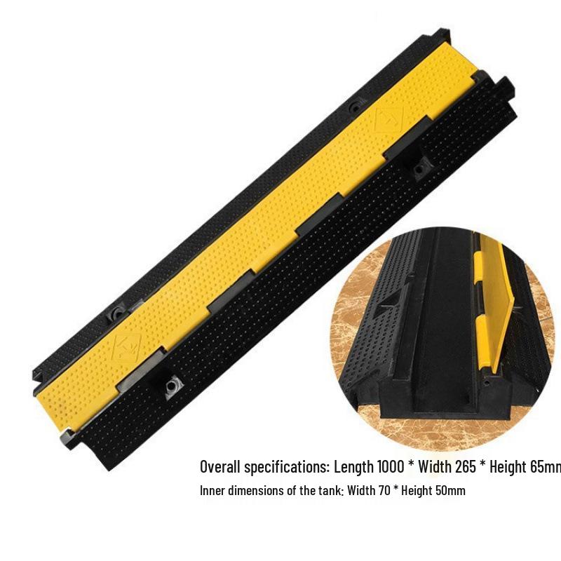 PVC Cable Protector: Outdoor Stage Floor, Anti-Pressure, Road/Truck Trench, Speed Bump
