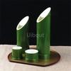 Imitation Bamboo Clear Wine Pot Bamboo Barrel Dry Ice Barrel Cuisine sushi boat bento Tattoo decorations Bamboo tube wine set