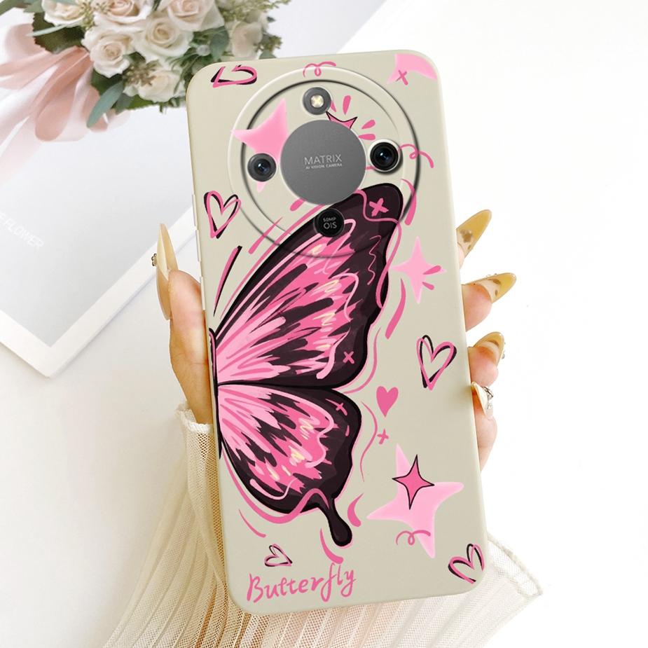 For Honor X9d Case Magic8 Lite Cute Fashion Cartoon Cover Soft TPU Phone Case For Honor Magic 8 Lite X 70 HonorX9d HonorX70 Bags