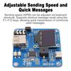 CW Practice Keyboard with OLED Display and USB Interface, Morse Code Keyer for Training