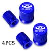 For Chery Tiggo 8 7 6 4 3 5x Pro Arrizo Omoda 5 FX Fulwin Face QQ Accessories 4Pcs Car Wheel Tire Valve Caps Airdust Covers l666