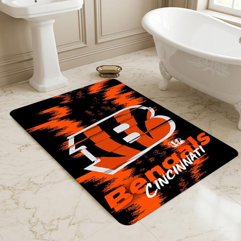 Bengals Pride Living Room Nonslip Area Rug Soft Carpet For Bedroom Game Playroom Sofa Office Home Decor Doormat Christmas Gift C10266