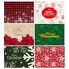 Christmas Imitation Linen Placemat - Heat Insulating Napkin for Western Cuisine Decor