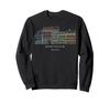 Copenhagen, Denmark. Hand-drawn Houses In the Old Port of Nyhaven. Sweatshirt