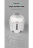 Modern Cross-Border LED Folding Leaf Lamp for Home Bedroom: E27 Screw Base, Crystal Design, Detachable Fan Blades