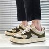 Fashion Blue Men Sneakers Flat Student Shoes Breathable Fashion Lace-Up Sneakers Men's Comfort Sports Jogging Shoes Zapatillas Hombre