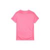 Adidas Own The Run Short Sleeve Crew Neck T-Shirt Women Tops Semi-Fluorescent-Pink H30045