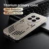 Luxury Frosted Mesh Heat Dissipation For Magsafe Magnetic Phone Case For VIVO X300 IQOO 13 12 Pro Wireless Charge Bumper Cover