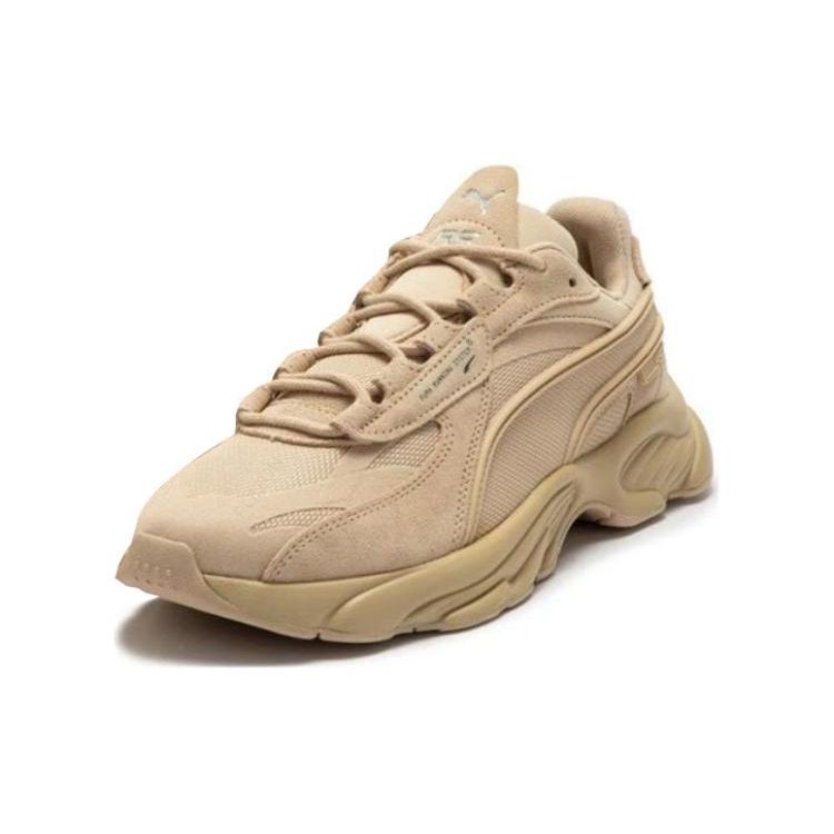 Puma Rs-Connect Mono Stoff Zweilagiges Rindsleder Wildleder PU Vielseitig Bequem Stoßdämpfend Abriebfest Atmungsaktiv Mid-Top Freizeitschuhe 375151-07