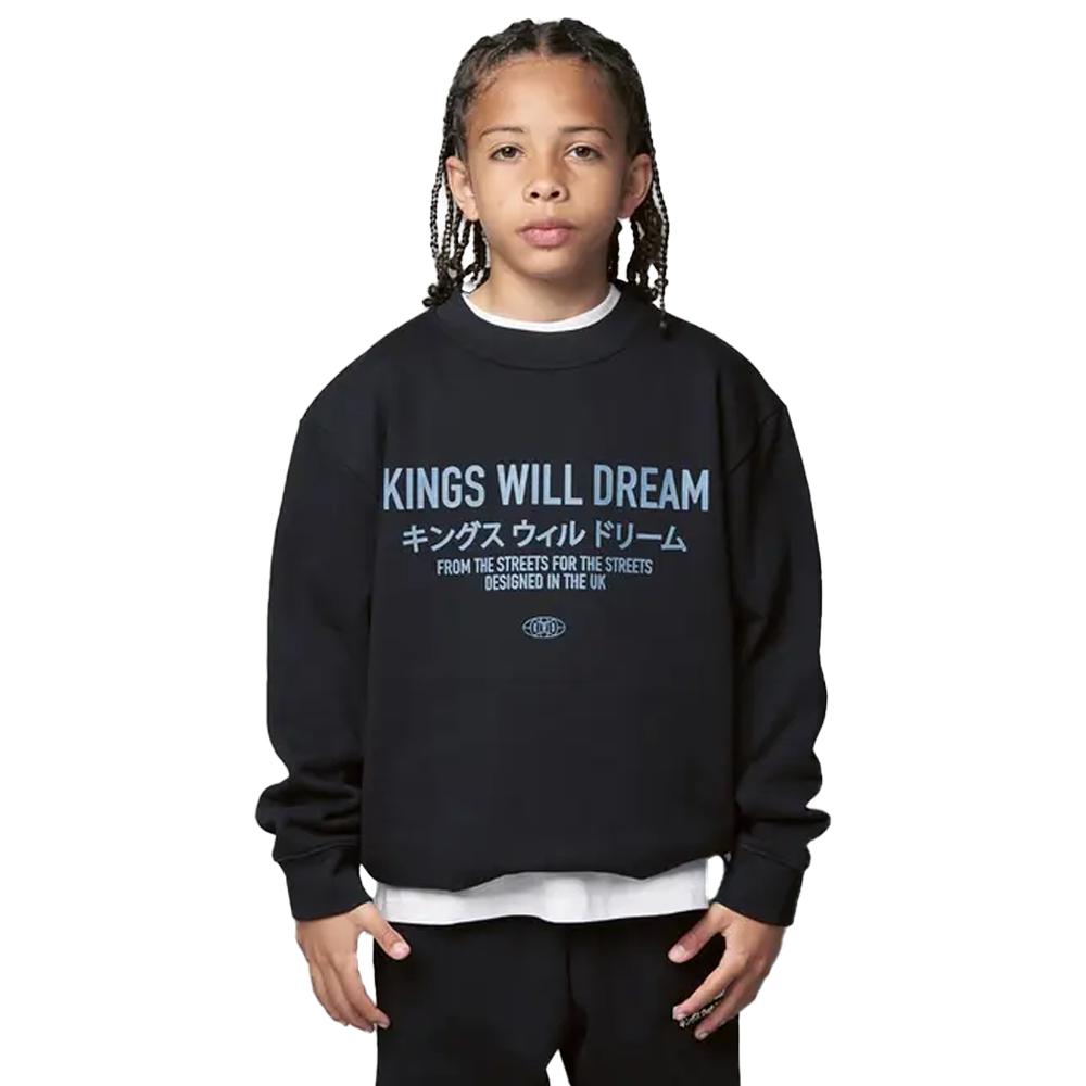 Kings Will Dream Boys Studio Stacked Crew Neck Sweatshirt