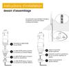 Point d'accès Wi-Fi - Wavlink - 570HA1 - Étanche IP65 - 2 antennes omnidirectionnelles - 802.11AC