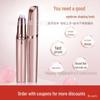 Electric Eyebrow Pencil & Lipstick Set with Rechargeable Eyebrow Trimmer