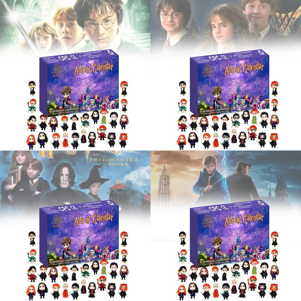 Bezaubernder Harry Potter Countdown Weihnachts-Blindbox Spielzeug Geschenkset für Zauberer