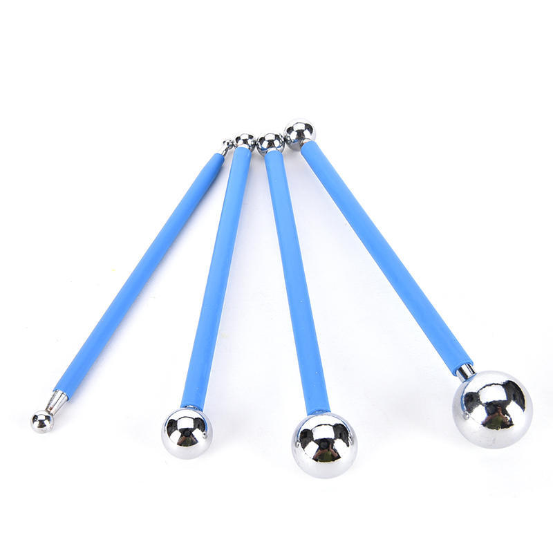 4 Pcs Stainless Molding Ball Sticks Dessert Fondant Cake Decoration Supplies