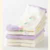 5 Pairs Girls Summer Mesh Cotton Socks Thin Breathable Crew Socks For Baby Toddler Kids Age 1-12T Solid