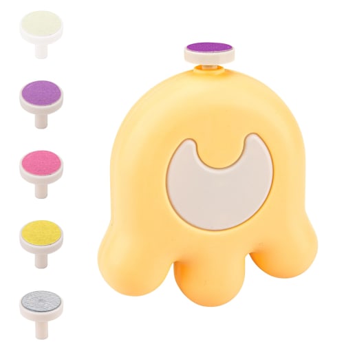 Baby Electric Nail File, Safe Baby Nail Clippers, Mini Portable Baby Nail Clippers, Electric Nail File for Toes and Nails of Newborns, Babies, and Tod