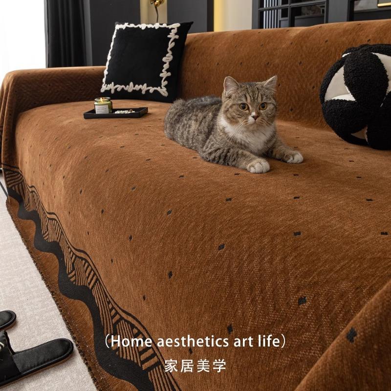 New Sofa Blanket Sofa Towel High-End Sofa Cover Fabric Healthy Printing And Dyeing All Inclusive Anti Slip And Easy To Lay 1Pcs