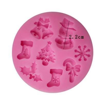 Weihnachten Schneemann geformt Fondant Silikonform Küche Backen Schokolade Werkzeuge