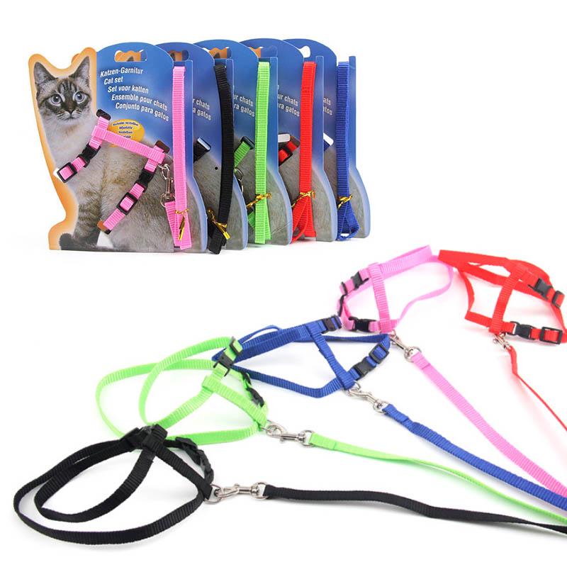 

Ремень для тяги для домашних животных, прочный I-образный нейлоновый ремень с лямкой на шее для кошек и котят, нагрудный ремень, 1 шт.