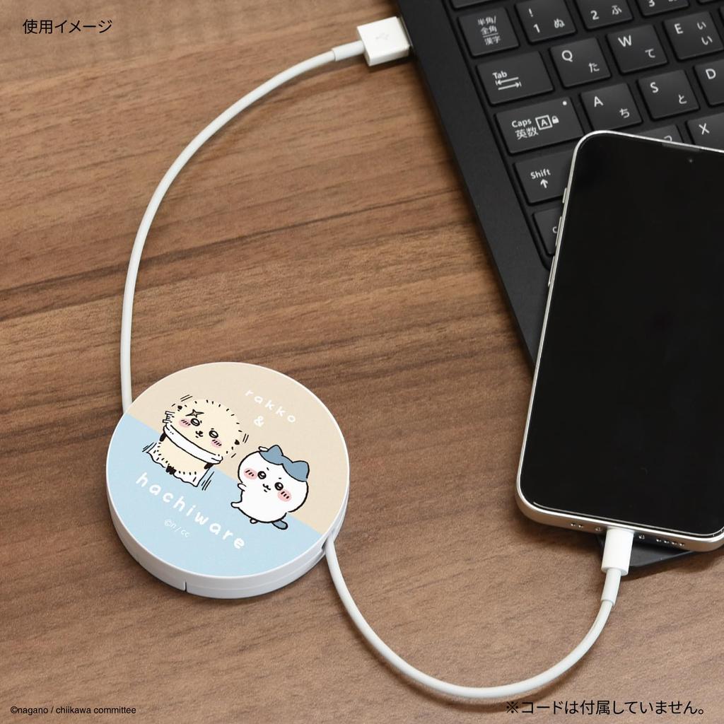 Gourmandise Chiikawa Cord Reel Hachiware Sea Otter Case, & Design, CK-22C