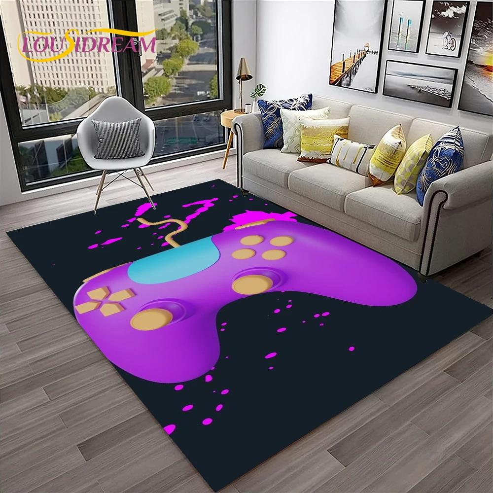 Game Boy GamePad consola de juegos Retro alfombra para el hogar sala de estar dormitorio sofá felpudo decoración, alfombra para área de niños alfombra antideslizante