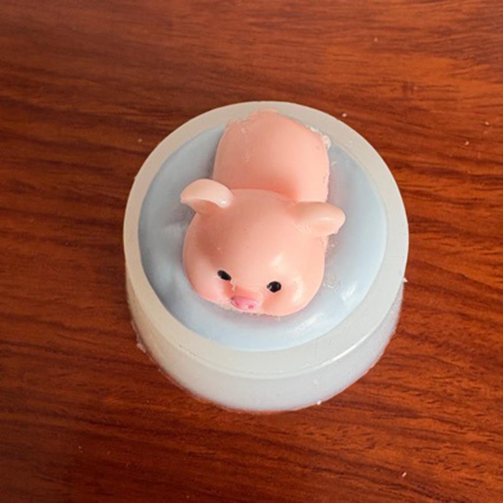 Heat Resistant Pigs Silicone Mould Creative Baking Tool Portable For Travel Craft Projects