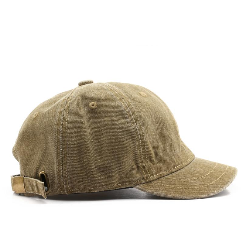 Fashion Baseball Cap Men's Solid Color Light Plate Short Brim Sun Hat Outdoor Sports Women's Sun Protection Visor Peaked Cap
