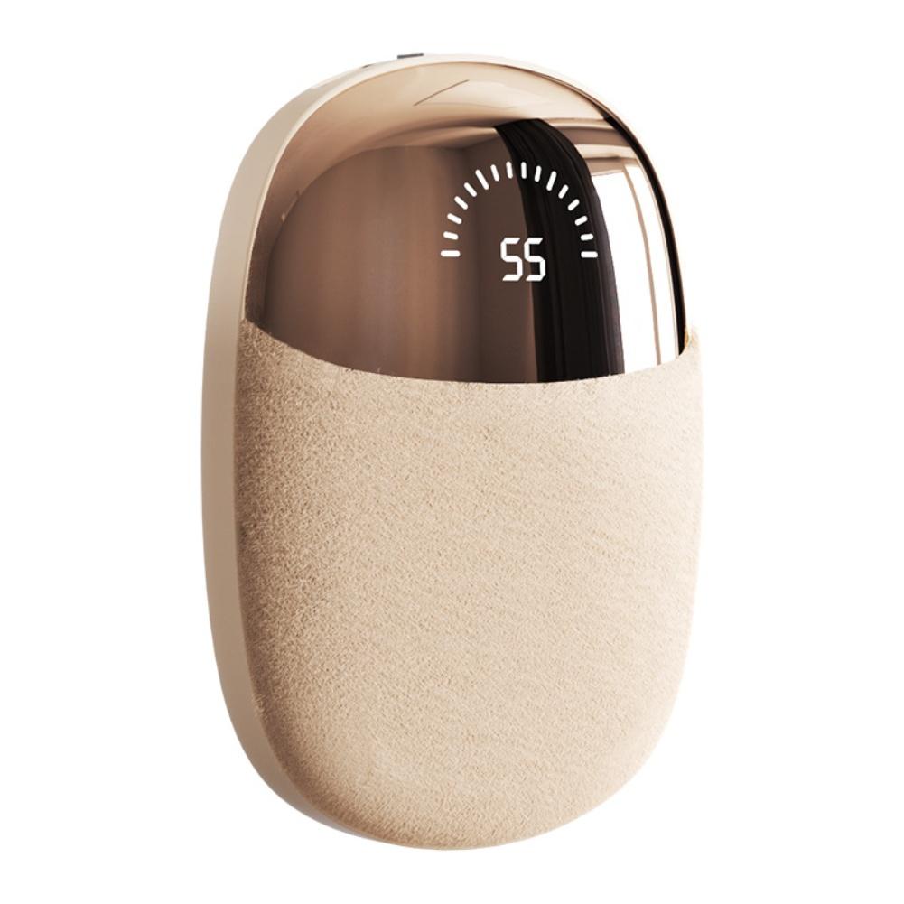 Handheld Plush Hand Warmer with USB Rechargeable Technology and Adjustable Heat Settings for Personalized Comfort