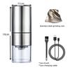 Tragbare Upgrade Elektrische Kaffeemühle TYPE-C USB Ladung CNC Edelstahl Mahlkern Kaffeebohnen Mühle
