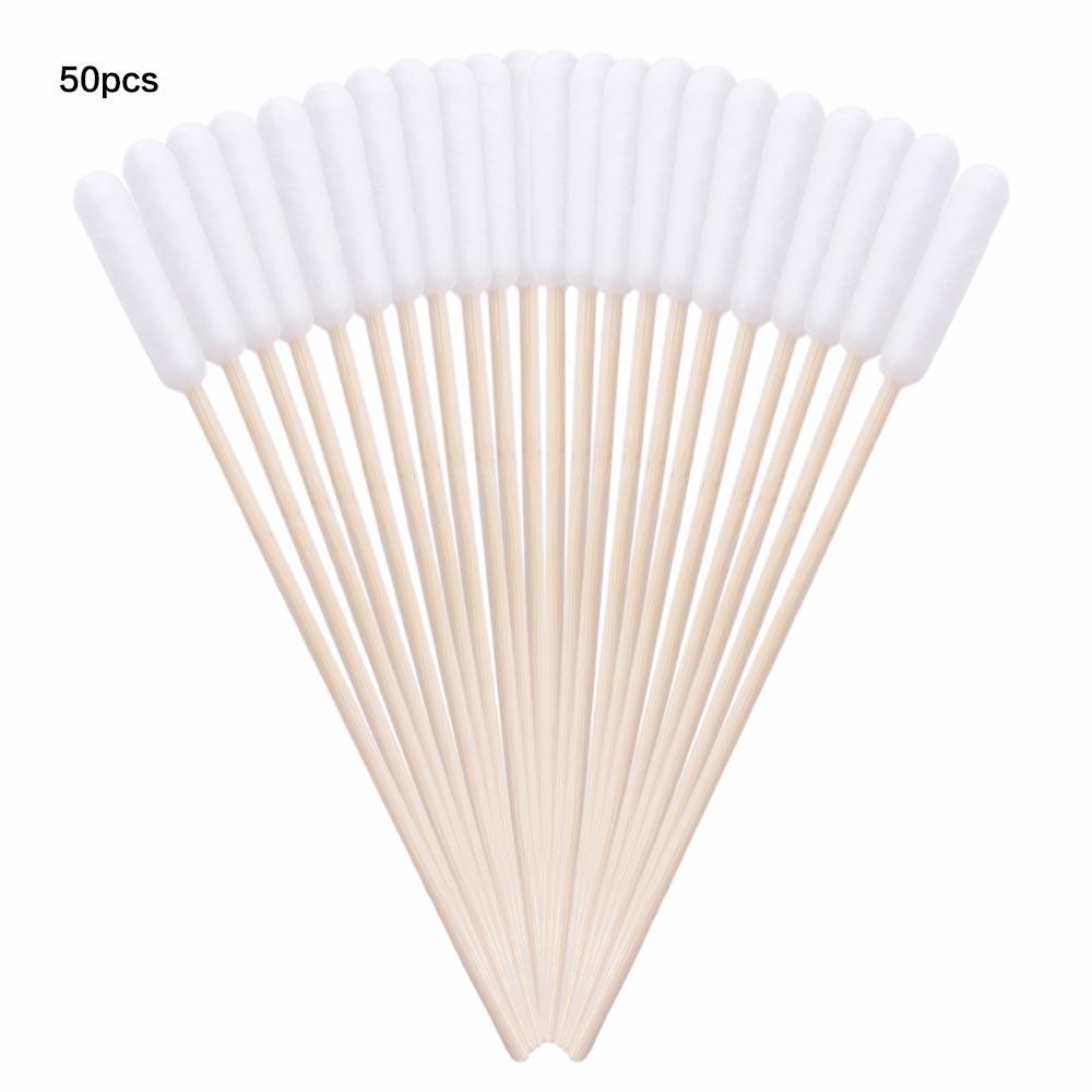 50pcs Single-head Pet Cotton Swabs Disposable Pet Ear Wash Cotton Ball Dog Cotton Buds  Grooming