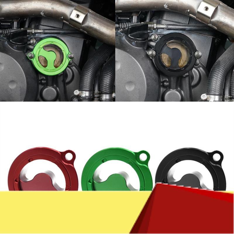 For Kawasaki KLR650 KLR 650 1987- Motorcycle Oil Filter Cover Cap CNC Aluminum Motorcycle Spare Parts Accessories Black-M53K