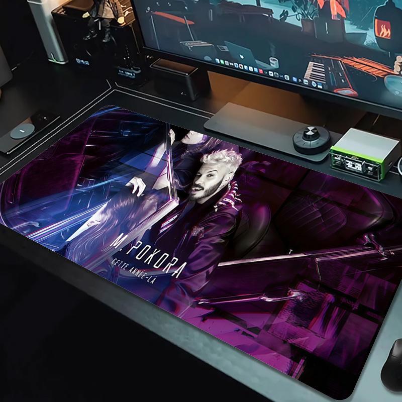 M.Pokora Color Mouse Pad Large Gaming Table Cushion Non-slip Laptop Tablet Big Mousepad XXL Mat Mini PC Playmat With Lock edge