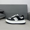 Summer new breathable mesh color matching trendy thick-soled medium-top lace-up casual shoes