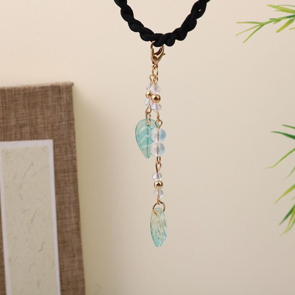 Tassel Hanfu Tassel Headwear Hair Band Weave Hair Rope Retro Chinese Style Rubber Band  Hair Band