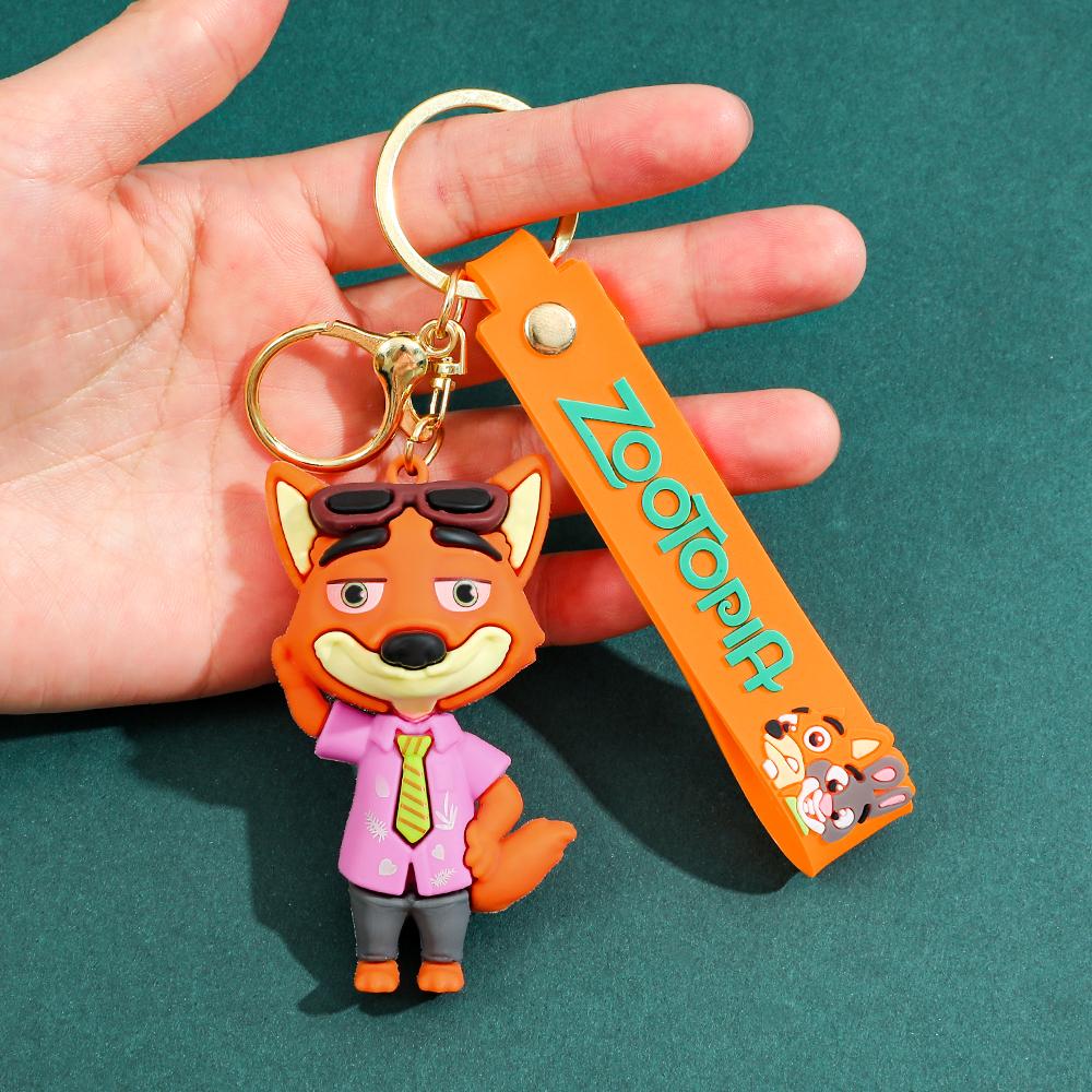 

Disney Zootopia Character Keychain Adorable PVC Figurine Perfect for Car Keys or Bag Charms The Ideal Christmas Gift for Her 1 pc