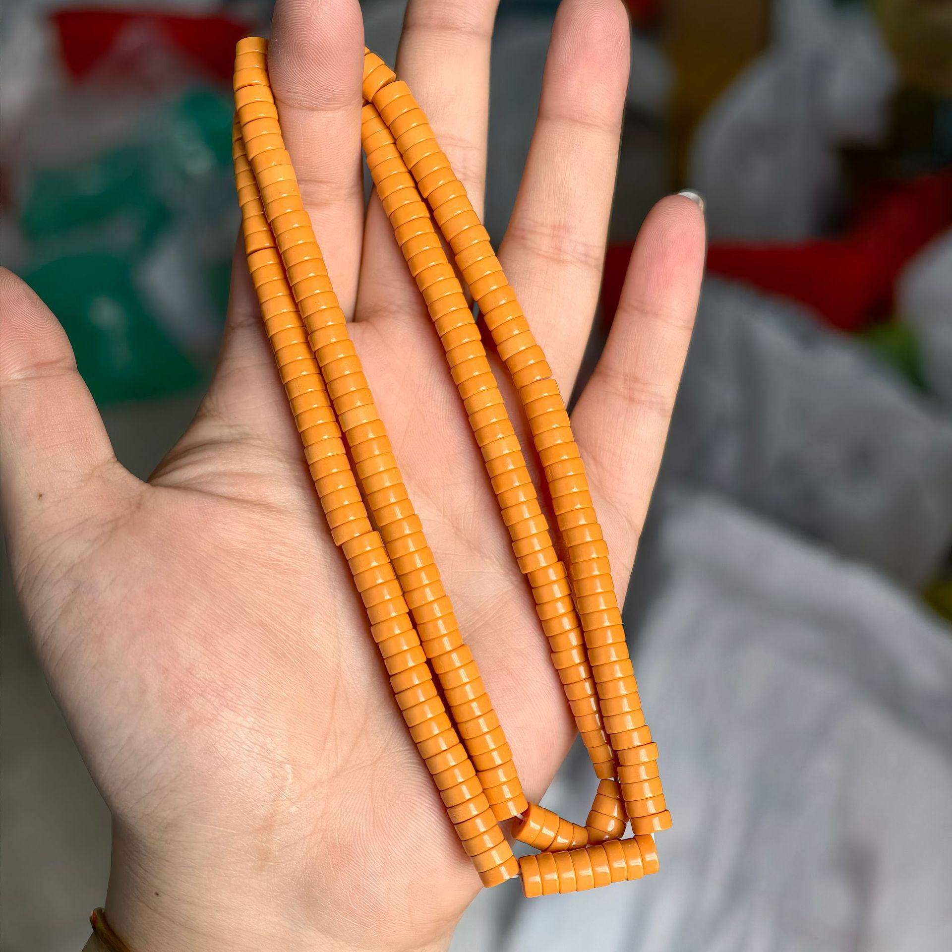 Цветная синтетическая бирюза и лазурит, бусины-разделители на цепочке для DIY аксессуаров