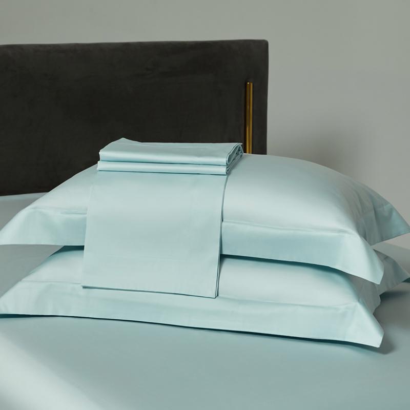 Premium Long-Staple Cotton Pillowcase Set - 100% Pure Cotton, Solid Color, 48x74cm (2-Pack)