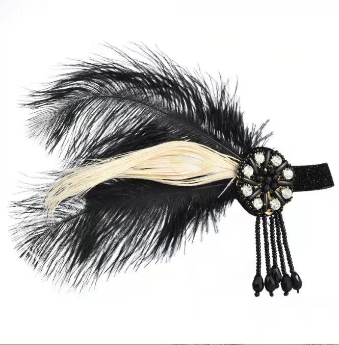1920s Tassel Feather Headband for Parties and Gatherings