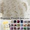 3M 10cm Pleated Lace Trim Bubble Skirt Ruffle Gauze Lace Ribbon Lace Fabric Tutu Lace Wedding Dress Decor Accessories