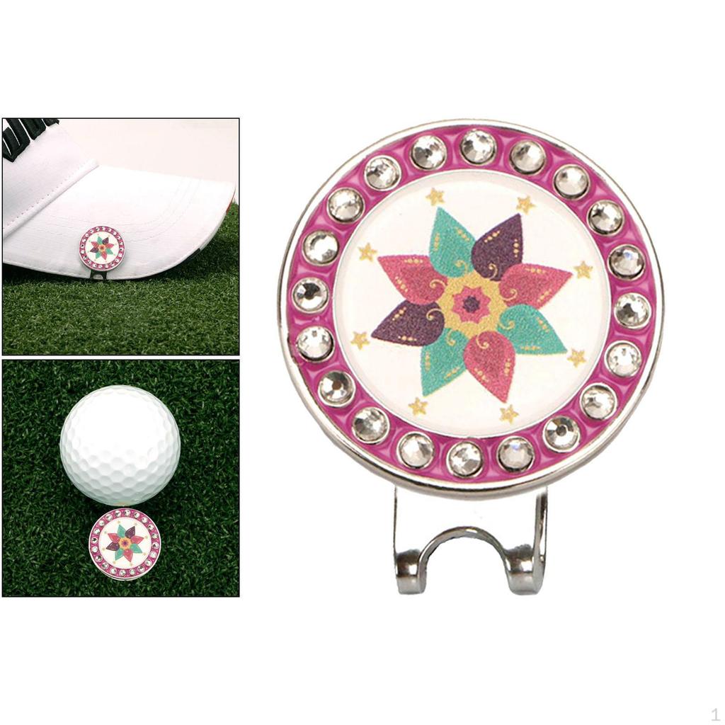 Golf Ball Markers Ladies Women Marker Hat Easily Attach To S Golfer Keepsake