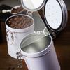 Large Capacity Airtight Coffee Canister with Check Valve Coffee Storage Jar  Spices