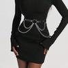 Hüttkette Sexy Fransen-Ketten gürtel Mode Kleidung Bühnenzubehör Damen