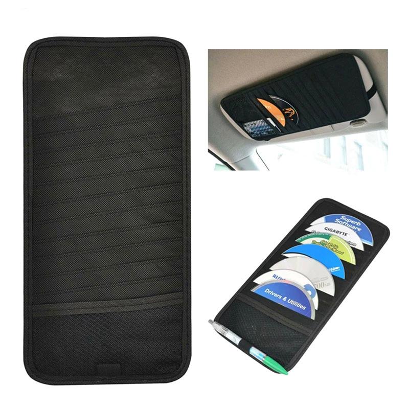 Buy Car Sun Visor Cd Organizer Holder Portable Sunshade Disc Cd Case