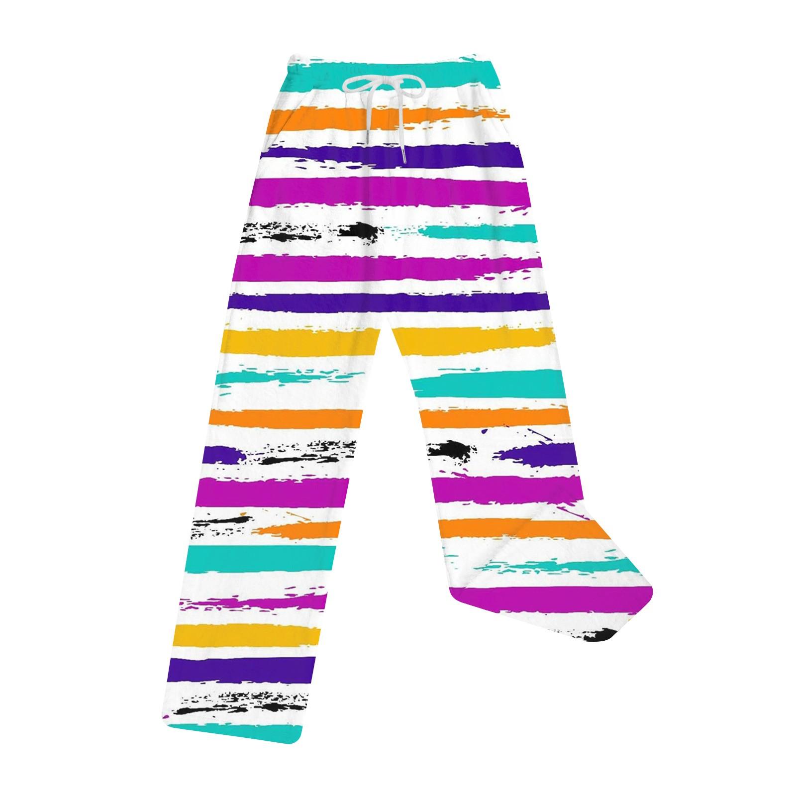 

Женские повседневные модные спортивные штаны с мелким принтом повседневные брюки S фиолетовый