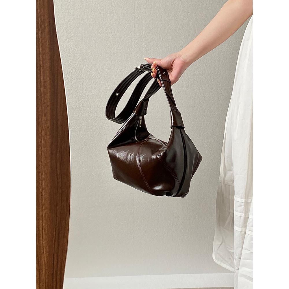 IELGY Ladies Deer Niche Design New Style Female Bag Retro Lazy Loose Sense Shoulder Bag Commuter Casual Messenger Bag
